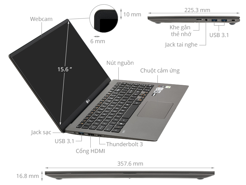 LG Gram 15 i5 1035G7/8GB/512GB/Win10 (15Z90N-V.AR55A5)