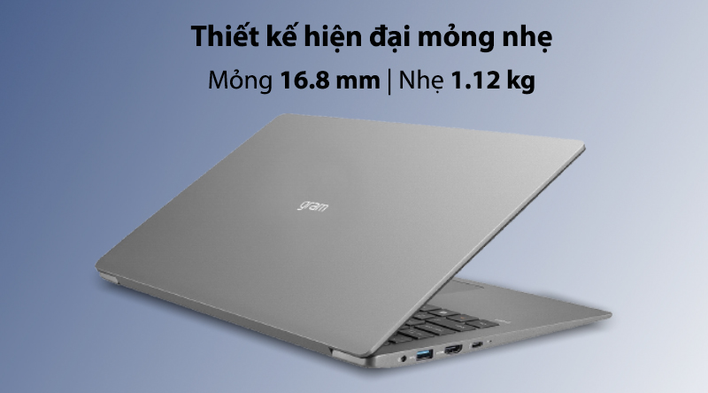 LG Gram 15 i5 (15Z90N-V.AR55A5) - Thiết kế mỏng nhẹ, tinh tế