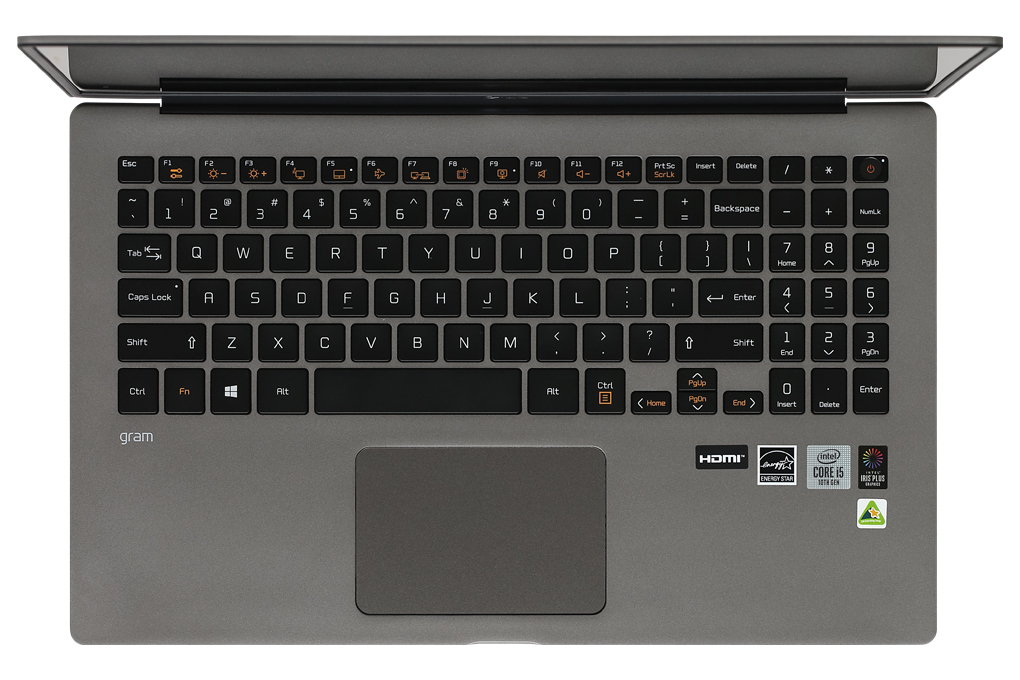 Laptop LG Gram 15 i5 1035G7/8GB/512GB/Win10 (15Z90N-V.AR55A5) Màu Xám