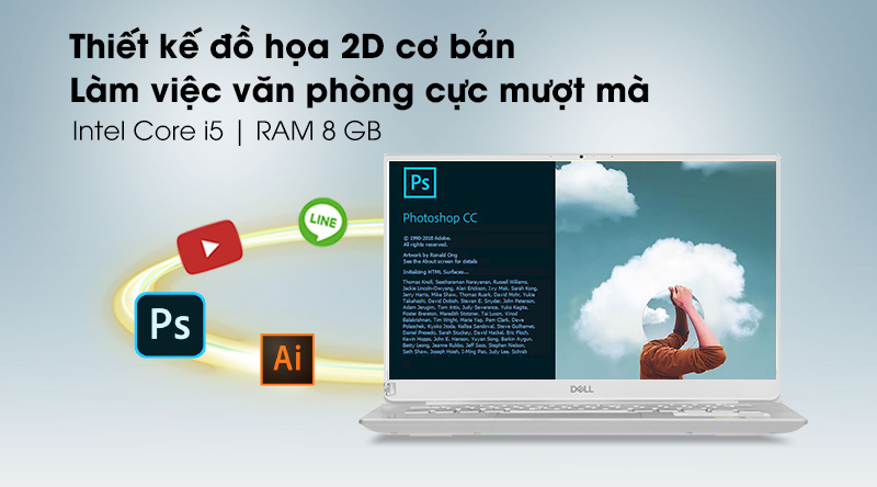 Laptop Dell Inspiron 5490 i5 10210U/8GB/512GB/2GB MX230/Win10 (FMKJV1)