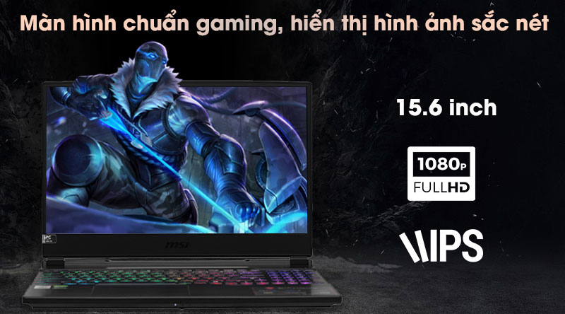 Laptop MSI Gaming Leopard 10SDK GL65 i7 10750H/16GB/512GB/144Hz/6GB GTX1660Ti/Balo/Win10 (242VN)