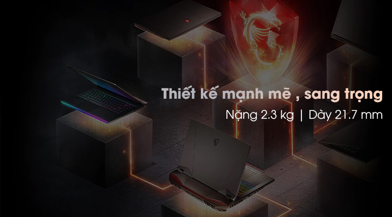 Laptop MSI Gaming Leopard 10SDK GL65 i7 10750H/16GB/512GB/144Hz/6GB GTX1660Ti/Balo/Win10 (242VN)