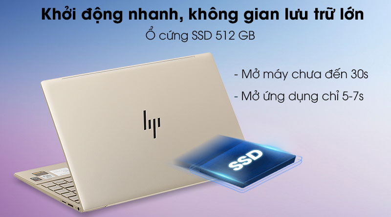 Laptop HP Envy 13 ba0046TU i5 1035G4/8GB/512GB/Office H&S2019/Win10 (171M7PA)