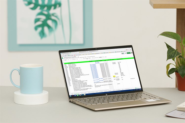 Laptop HP Envy 13 ba0046TU i5 1035G4/8GB/512GB/Office H&S2019/Win10 (171M7PA) Màu Vàng