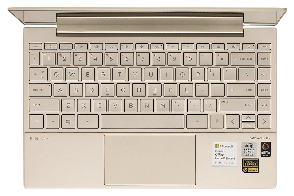 Laptop HP Envy 13 ba0046TU i5 1035G4/8GB/512GB/Office H&S2019/Win10 (171M7PA) Màu Vàng