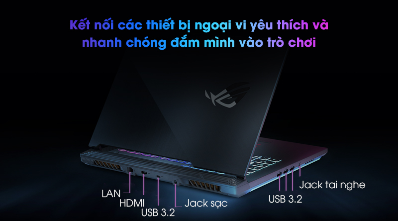 Laptop Asus Gaming Rog Strix G512 i5 10300H/8GB/512GB/144Hz/4GB GTX1650Ti/Win10 (IAL013T)