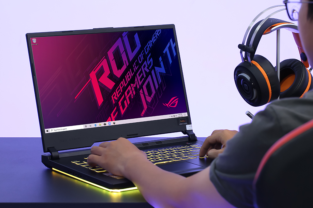 Laptop Asus Gaming Rog Strix G512 i5 10300H/8GB/512GB/144Hz/4GB GTX1650Ti/Win10 (IAL013T) Màu Đen