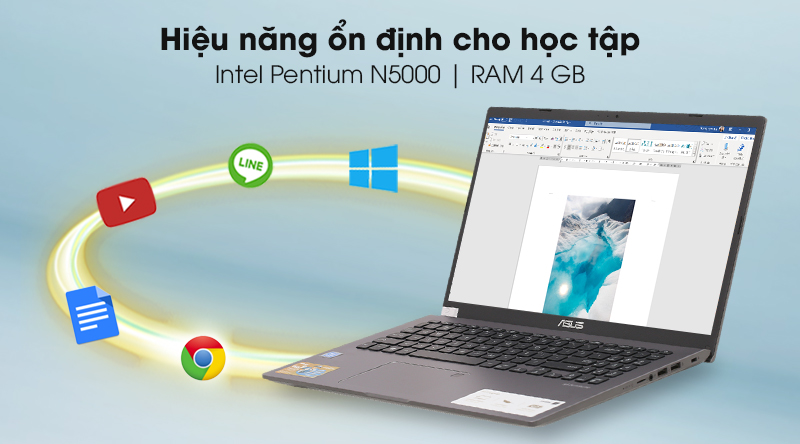 Laptop Asus VivoBook X509M N5000/4GB/512GB/Win10 (EJ255T) - 2