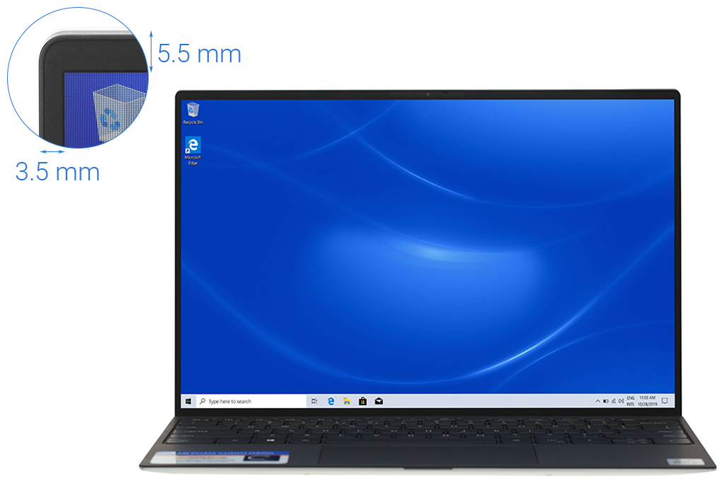 Laptop Dell XPS 13 9300 i5 1035G1 8GB/512GB/Office365/Win10 (70217873) - 3