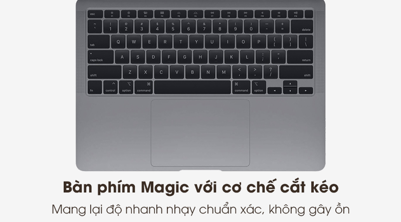 Apple MacBook Air 2020 (MWTJ2SA/A) | Bàn phím cắt kéo cao cấp