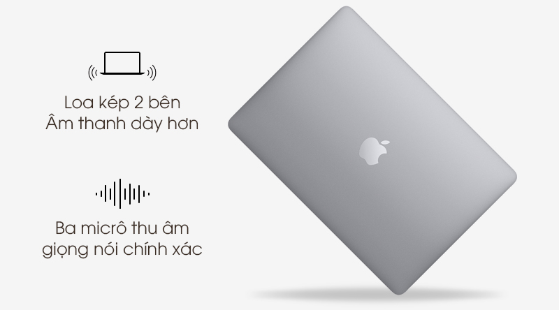 Laptop Apple Macbook Air 2020 i5 (Z0YJ) | 3 micro tích hợp