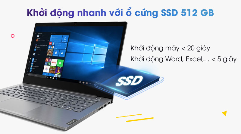 Laptop Lenovo ThinkBook 14IIL i5 1035G1/8GB/512GB/Win10 (20SL00MFVN)