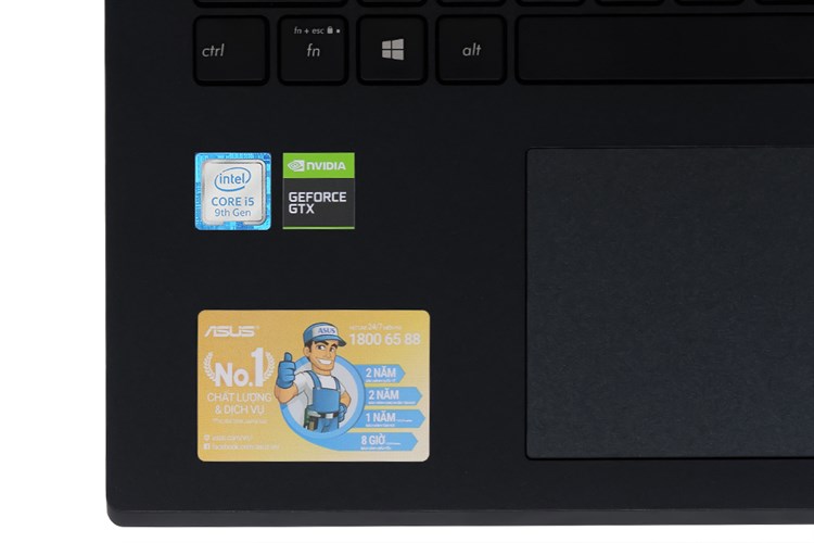 Laptop Asus VivoBook Gaming F571GT i5 9300H/8GB/32GB+512GB/120Hz/4GB GTX1650/Win10 (AL851T) Màu Đen