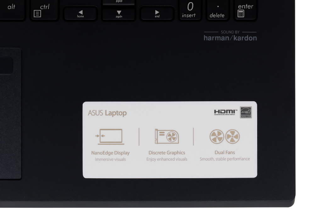 Laptop Asus VivoBook Gaming F571GT i5 9300H/8GB/32GB+512GB/120Hz/4GB GTX1650/Win10 (AL851T) Màu Đen