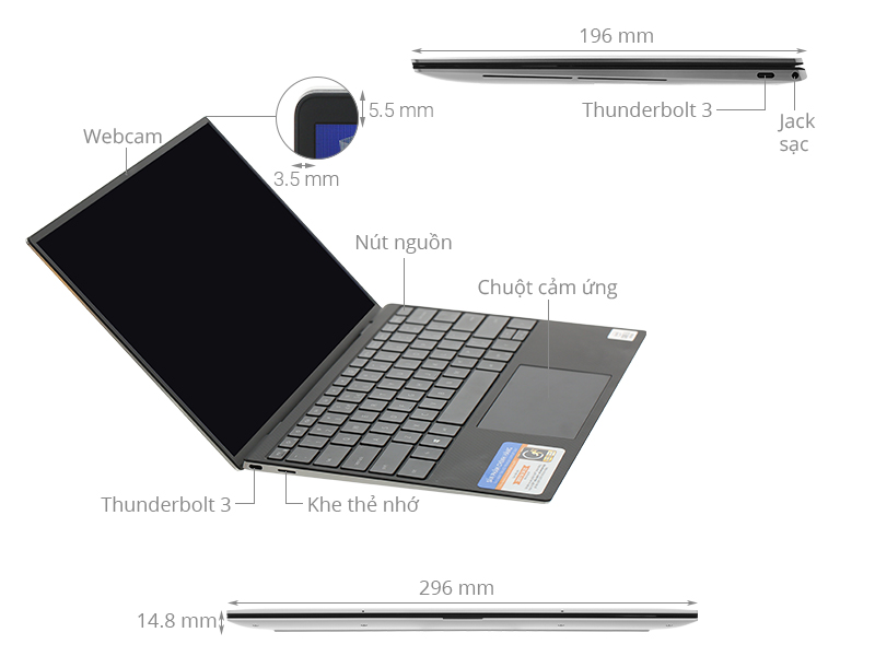 Dell XPS 13 9300 i7 1065G7 16GB/512GB/Office365/Win10 (0N90H1)