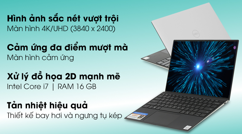 Laptop Dell XPS 13 9300 i7 1065G7 16GB/512GB/Office365/Win10 (0N90H1)