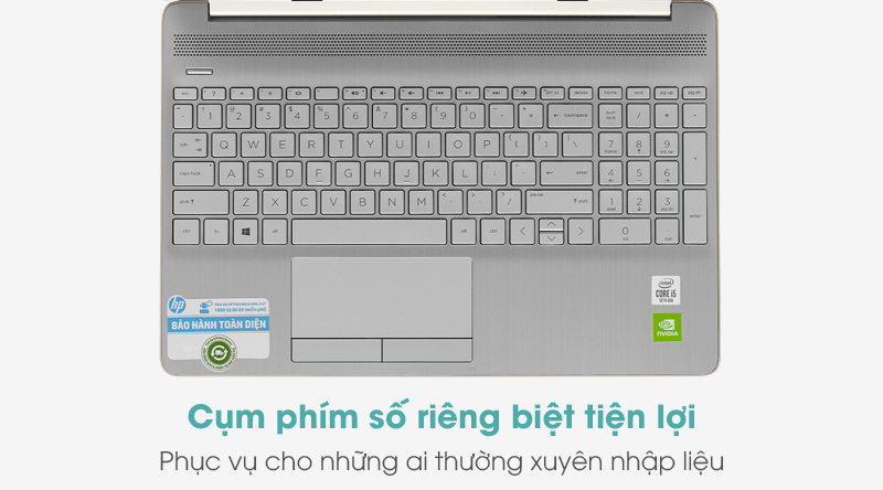 Laptop HP 15s du1076TX i5 10210U/8GB/512GB/2GB MX130/Win10 (1R8E2PA)