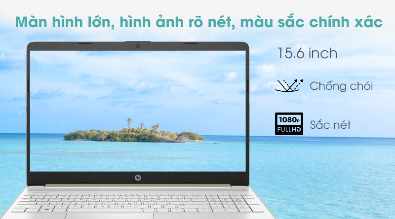 Laptop HP 15s du1076TX i5 | Màn hình viền mỏng, hiển thị sống động