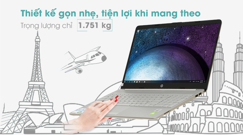 Laptop HP 15s du1076TX i5 (1R8E2PA) thuộc dòng laptop HP phổ thông