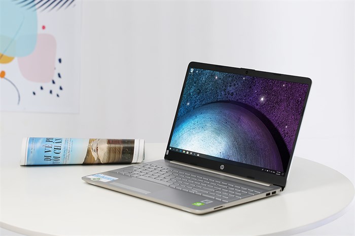 Laptop HP 15s du1077TX i7 10510U/8GB/512GB/2GB MX130/Win10 (1R8E3PA) Màu Vàng