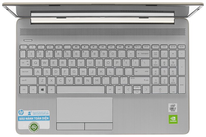 Laptop HP 15s du1077TX i7 10510U/8GB/512GB/2GB MX130/Win10 (1R8E3PA) Màu Vàng