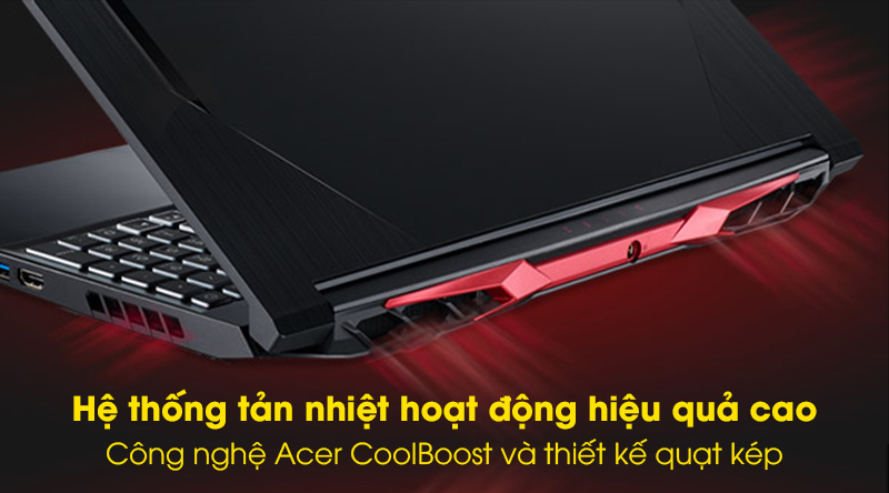 Laptop Acer Nitro AN515 55 5923 i5 10300H/8GB/512GB/144Hz/4GB 1650Ti/Win10 (NH.Q7NSV.004)