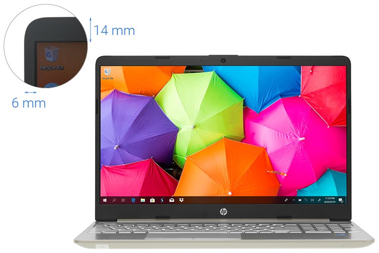 Laptop HP 15s du1056TU 6405U/4GB/512GB/Win10 (1W7R5PA) Màu Vàng