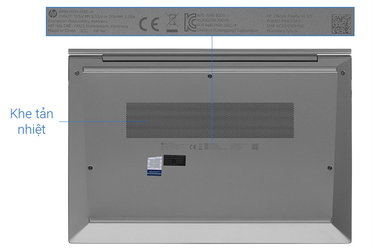 Laptop HP ZBook FireFly 14 G7 i5 10210U/8GB/256GB/4GB QuadroP520/Win10 Pro (8VK70AV) Màu Bạc