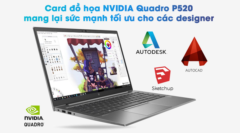 Laptop HP Zbook Firefly 14 G7 i7 10510U/16GB/512GB/4GB Quadro P520/Win10 Pro (8VK71AV)