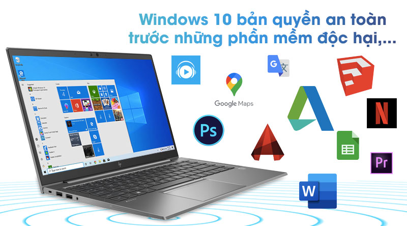 Laptop HP Zbook Firefly 14 G7 i7 10510U/16GB/512GB/4GB Quadro P520/Win10 Pro (8VK71AV)