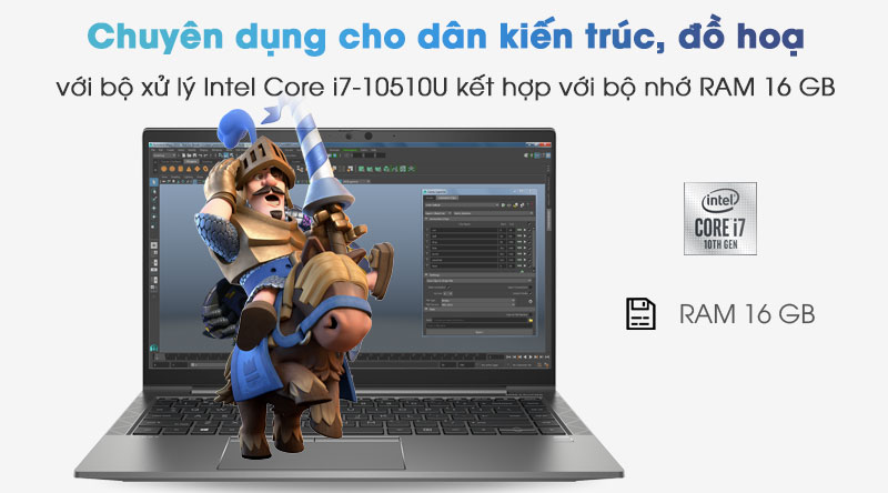 Laptop HP Zbook Firefly 14 G7 i7 10510U/16GB/512GB/4GB Quadro P520/Win10 Pro (8VK71AV)