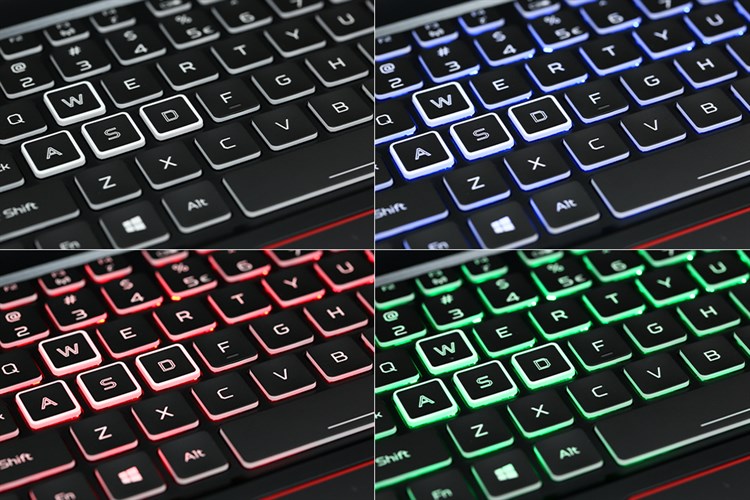 Laptop Acer Nitro 5 AN515 55 70AX i7 10750H/8GB/512GB/4GB GTX1650Ti/Win10 (NH.Q7NSV.001) Màu Đen