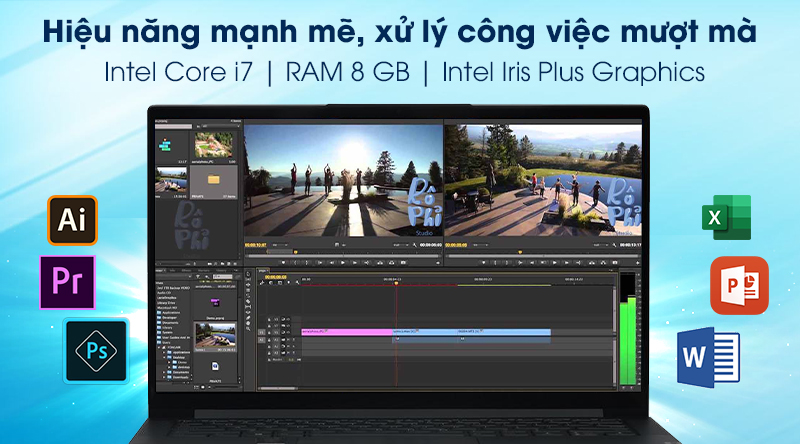 Laptop Lenovo Yoga Slim 7 14IIL05 i7 1065G7/8GB/512GB/Win10 (82A100FKVN)