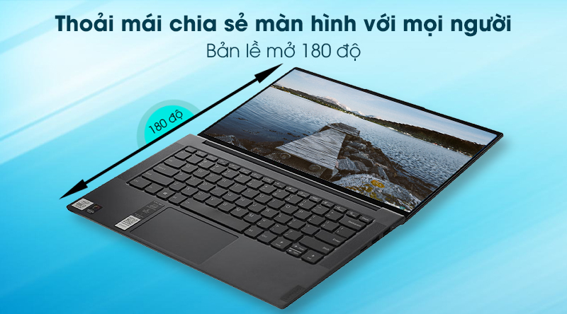 Laptop Lenovo Yoga Slim 7 14IIL05 i7 1065G7/8GB/512GB/Win10 (82A100FKVN)