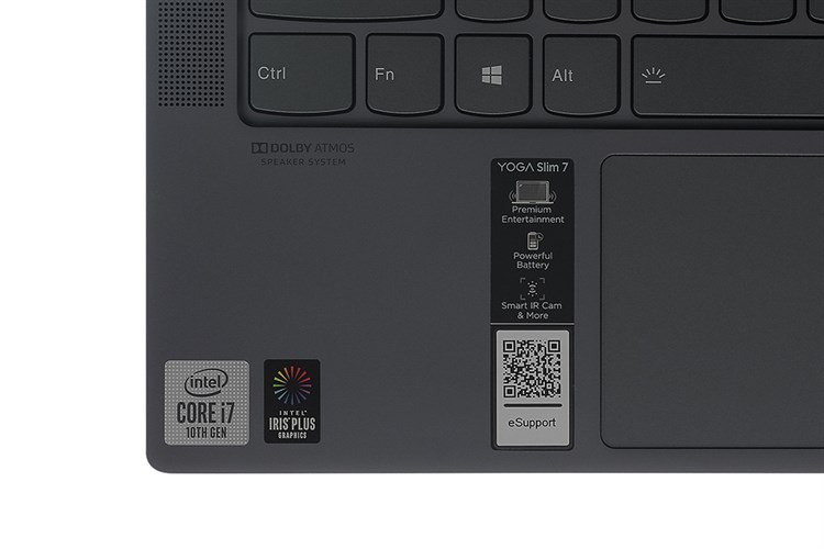 Laptop Lenovo Yoga Slim 7 14IIL05 i7 1065G7/8GB/512GB/Win10 (82A100FKVN) Màu Xám