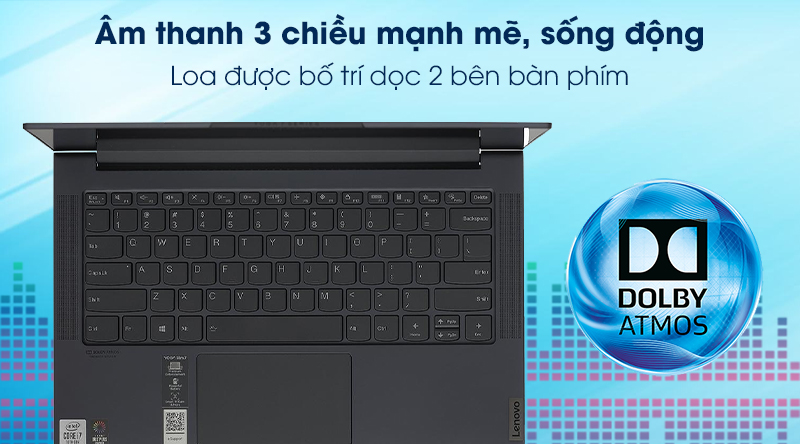 Laptop Lenovo Yoga Slim 7 14IIL05 i7 1065G7(82A100FKVN) - Âm thanh