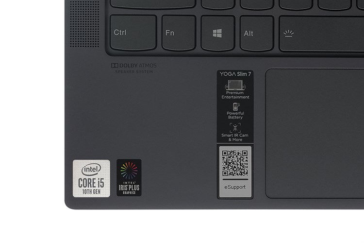 Laptop Lenovo Yoga Slim 7 14IIL05 i5 1035G4/8GB/512GB/Win10 (82A1007UVN) Màu Xám
