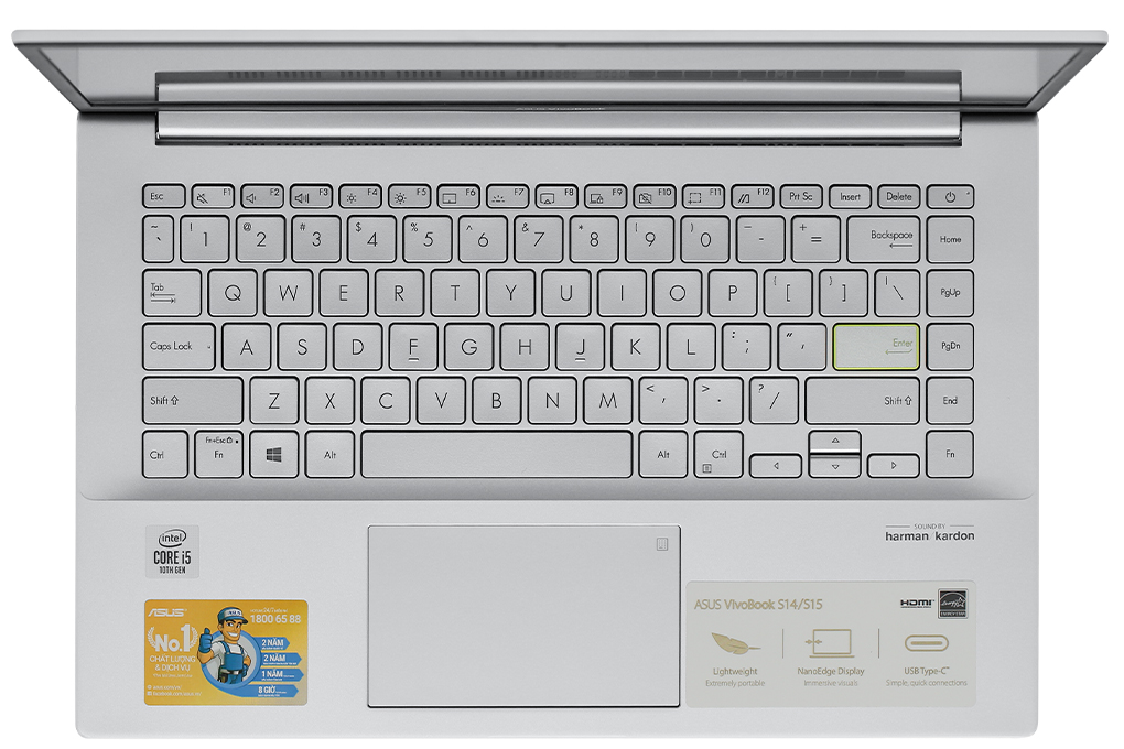 Laptop Asus VivoBook S433FA i5 10210U/8GB/512GB/Win10 (EB052T) - 4