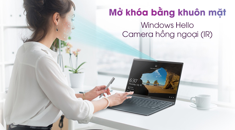 Laptop Asus ZenBook UX425JA i5 1035G1/8GB/512GB/Túi/Numpad/Win10 (BM076T)