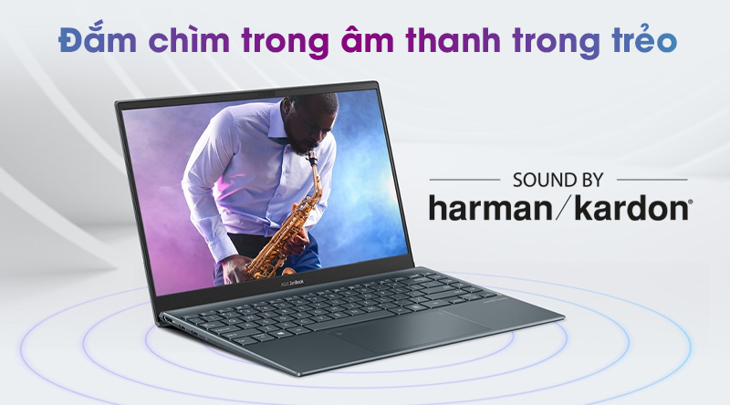 Laptop Asus ZenBook UX425JA i5 1035G1/8GB/512GB/Túi/Numpad/Win10 (BM076T)