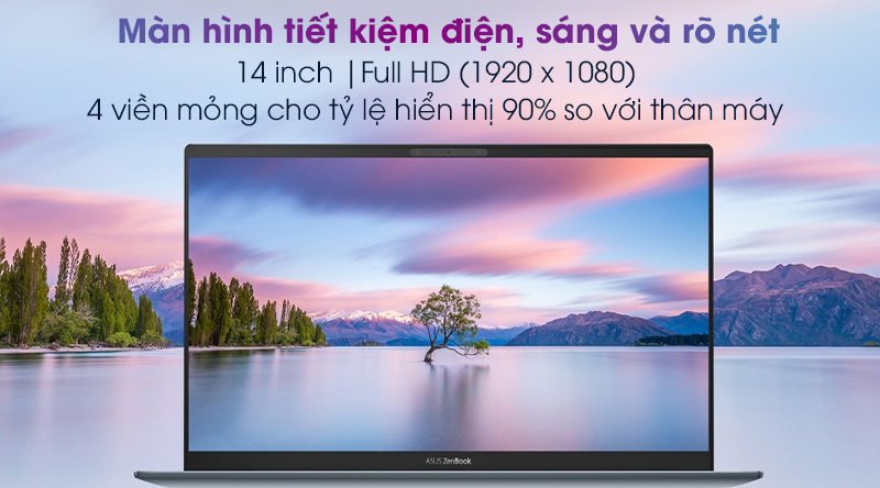 Laptop Asus ZenBook UX425JA i5 1035G1/8GB/512GB/Túi/Numpad/Win10 (BM076T)