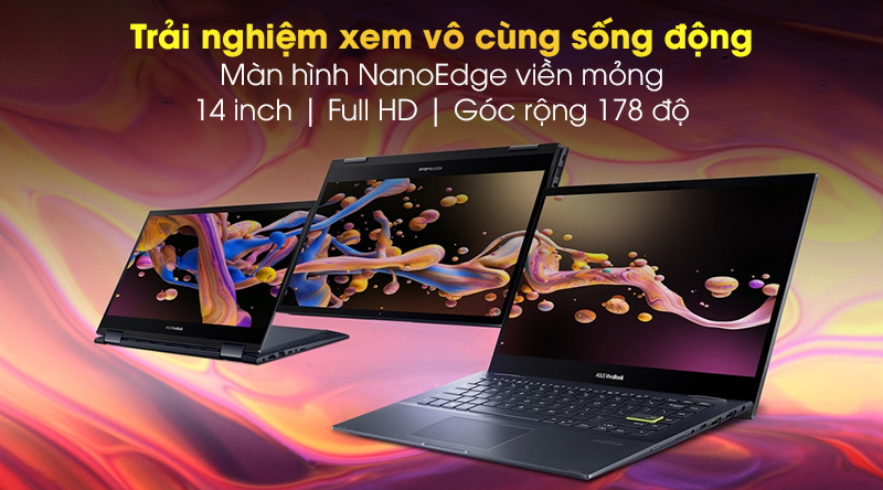 Laptop Asus VivoBook Flip TM420IA R5 4500U/8GB/512GB/Pen/Touch/Win10 (EC031T) - 7