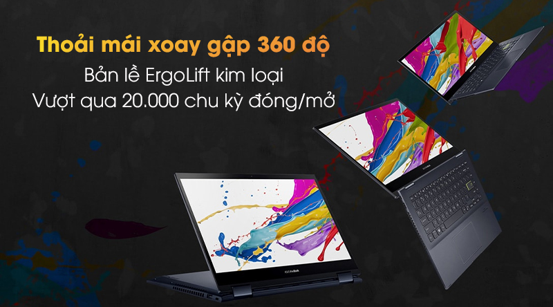 Asus Flip TM420IA R5 (EC031T) - Gập mở 360 độ