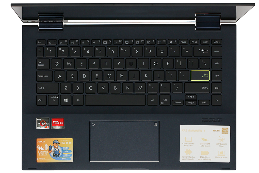 Laptop Asus VivoBook Flip TM420IA R5 4500U/8GB/512GB/Pen/Touch/Win10 (EC031T) - 4