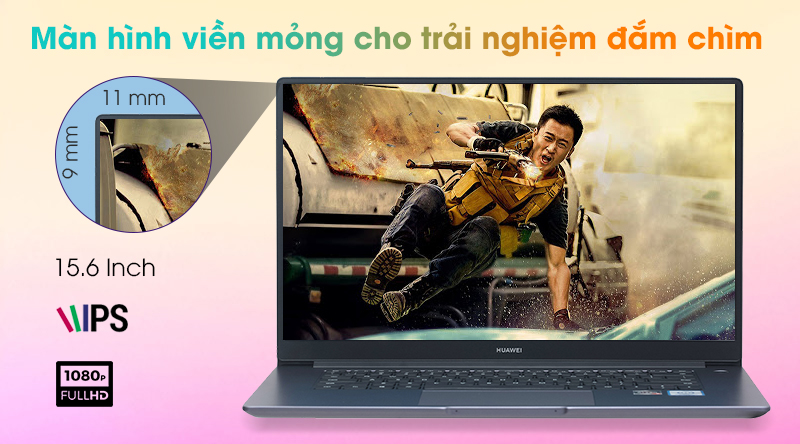 HUAWEI MateBook D 15 R5 (Boh-WAQ9R) - Màn hình