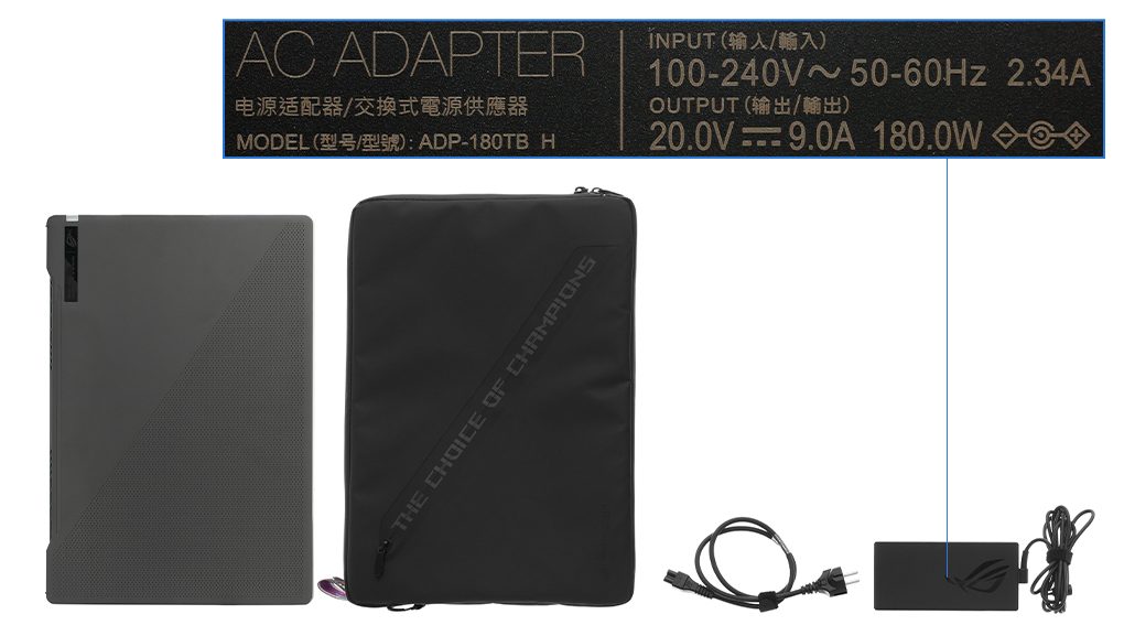 Bộ sản phẩm gồm: Dây nguồn, Sách hướng dẫn, Balo, Thùng máy, Sạc Laptop Asus