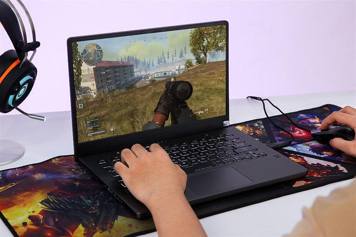 Laptop Asus Rog Zephyrus GA401II R7 4800HS/16GB/512GB/120Hz/4GB GTX1650Ti/Túi/AniMe Matrix/Win10 (HE154T) Màu Xám