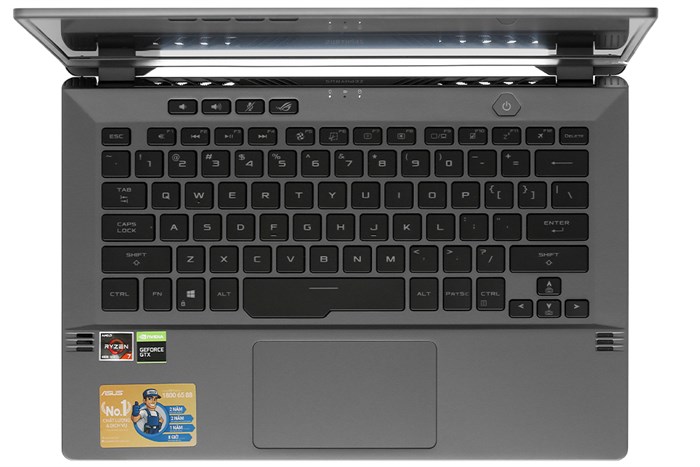 Laptop Asus Rog Zephyrus GA401II R7 4800HS/16GB/512GB/120Hz/4GB GTX1650Ti/Túi/AniMe Matrix/Win10 (HE154T) Màu Xám