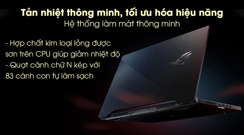 Laptop Asus Rog Zephyrus GU502LU i7 10750H/16GB/512GB/240Hz 3ms/6GB GTX1660Ti/Balo/Chuột/Win10 (AZ006T)