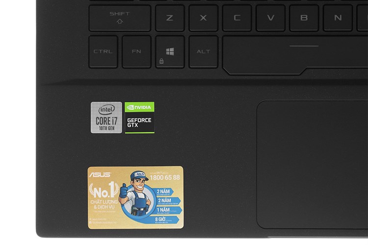 Laptop Asus Rog Zephyrus GU502LU i7 10750H/16GB/512GB/240Hz 3ms/6GB GTX1660Ti/Balo/Chuột/Win10 (AZ006T) Màu Đen